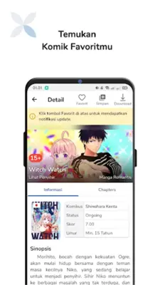 Komiku V4 - Baca komik, maraton dan notifikasi android App screenshot 2